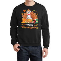 Dalmatian Happy Thanksgiving Christmas T  Shirt Dalmatian Turkey Costu Crewneck Sweatshirt | Artistshot