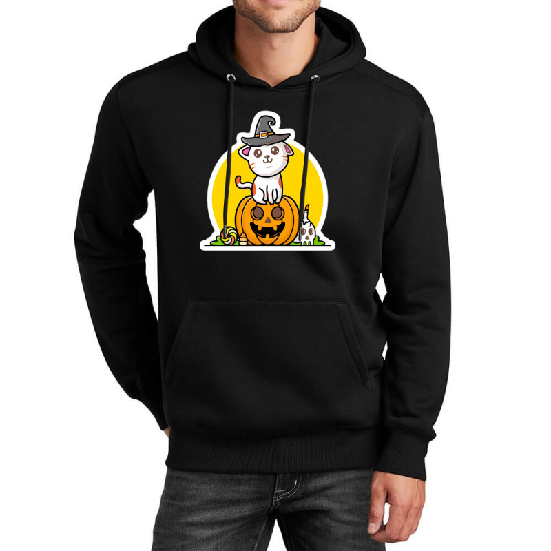 The Future Is Feline Cool Cat 68332294 Unisex Hoodie by Ginanjarrrr | Artistshot