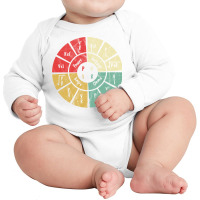 Vintage Ohms Law Diagram Electrical Electronics Engineer Long Sleeve T Long Sleeve Baby Bodysuit | Artistshot