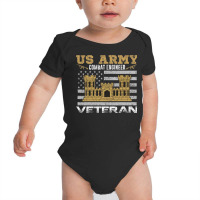 Vintage Us Army Combat Engineer Combat Engineer Veteran Gift T Shirt Baby Bodysuit | Artistshot