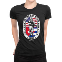 Guantanamo Bay Naval Base Cuba, Nsgb, Gtmo, Gitmo T Shirt Ladies Fitted T-shirt | Artistshot