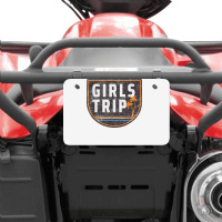 Womens Matching Girls Trip   Vacation Weekend Road Trip T Shirt Atv License Plate | Artistshot