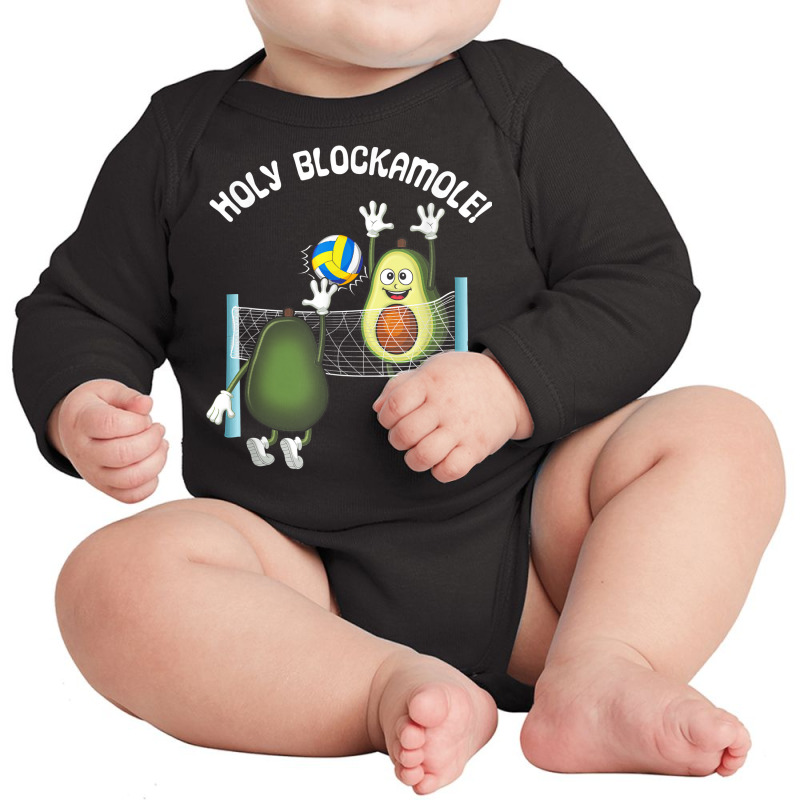 Holy Blockamole! Guacamole Player Blocker Volleyball T Shirt Long Sleeve Baby Bodysuit by darelychilcoat1989 | Artistshot