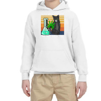 I Like Weed My Cat And Maybe 3 People Retro T Shirt Youth Hoodie | Artistshot