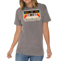 Best Of 1987 35 Years Old Birthday Cassette Tape Vintage T Shirt Vintage T-shirt | Artistshot