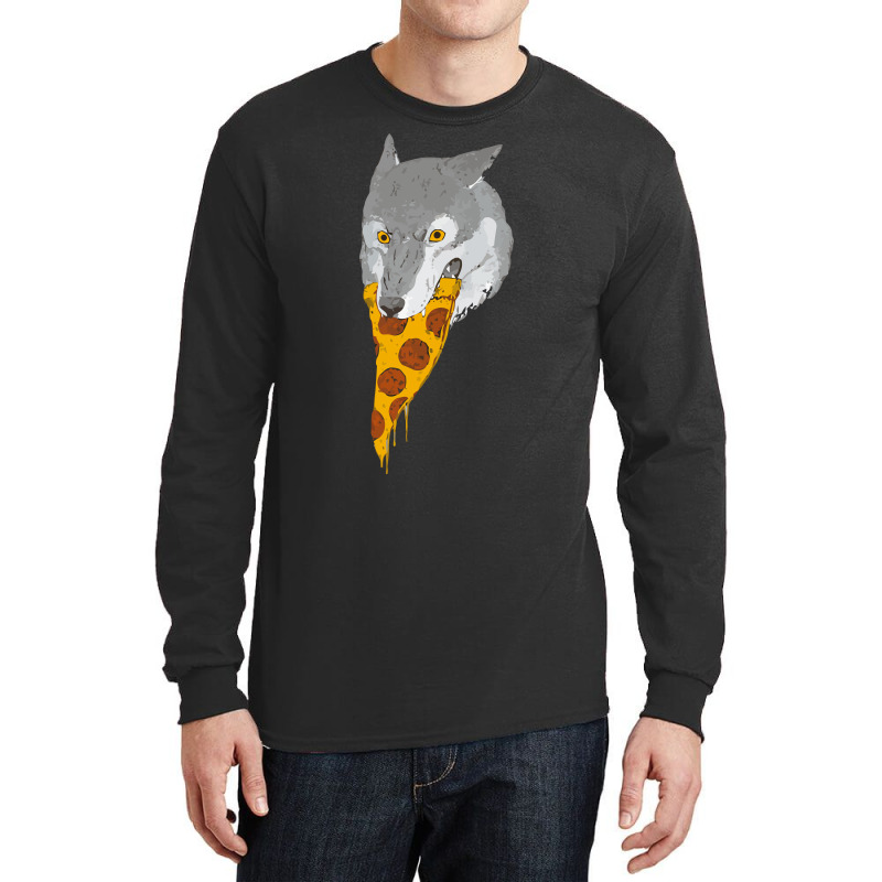 Pizza Wolf Long Sleeve Shirts | Artistshot