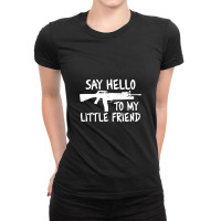 Little Friend Ladies Fitted T-shirt | Artistshot