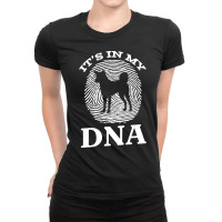 Icelandic T  Shirt Icelandic Sheepdog It`s In My D N A T  Shirt (1) Ladies Fitted T-shirt | Artistshot