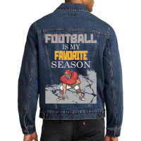 Football Is My Favorite Season 151 Men Denim Jacket | Artistshot