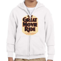 The Great Movie Ride Youth Zipper Hoodie | Artistshot