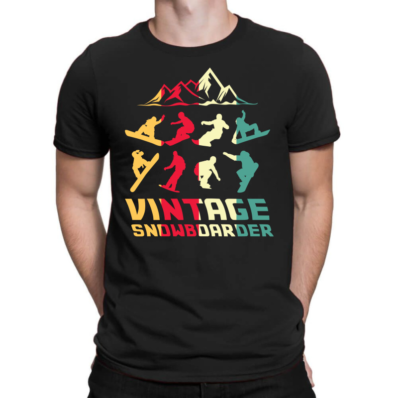 Vintage Snowboarder T-shirt | Artistshot