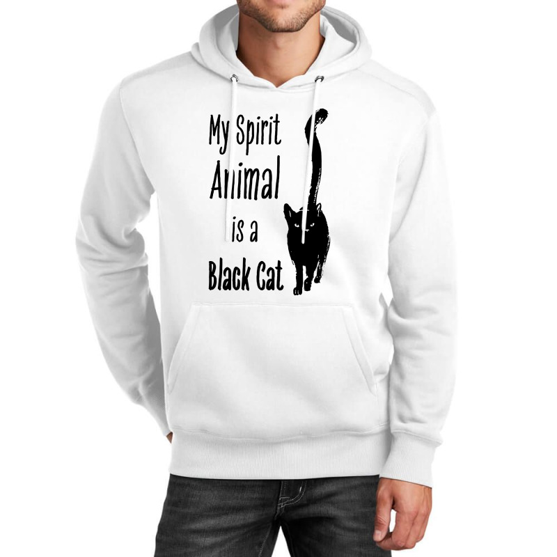 Copy Of My Spirit Animal Is A Black Cat Unisex Hoodie by Ugeg Ugeg | Artistshot