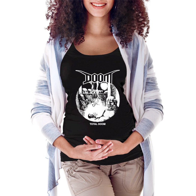 #doom Total Doom Maternity Scoop Neck T-shirt by Alitaz | Artistshot