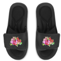 Big Bold Floral Slide Sandal | Artistshot