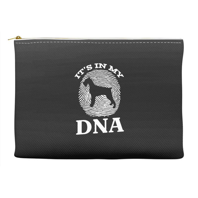 Giant T  Shirt Giant Schnauzer It`s In My D N A Fingerprint Giant Schn Accessory Pouches by alexandraturner348 | Artistshot