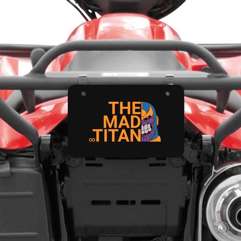 The Mad Titan Will Clashed Atv License Plate | Artistshot