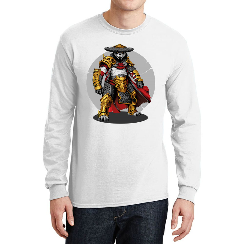 Panda Samurai Long Sleeve Shirts by rardesign | Artistshot