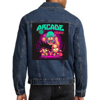 Dragonball Black Men Denim Jacket | Artistshot