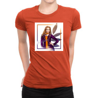 Orange Ladies Fitted T-shirt | Artistshot