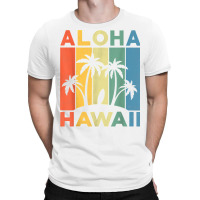 Aloha Hawaii Hawaiian Island Shirt Palm Beach Surfboard Surf T Shirt T-shirt | Artistshot