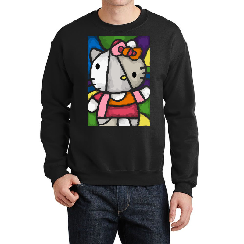 Hello Picasso Kitty Crewneck Sweatshirt | Artistshot