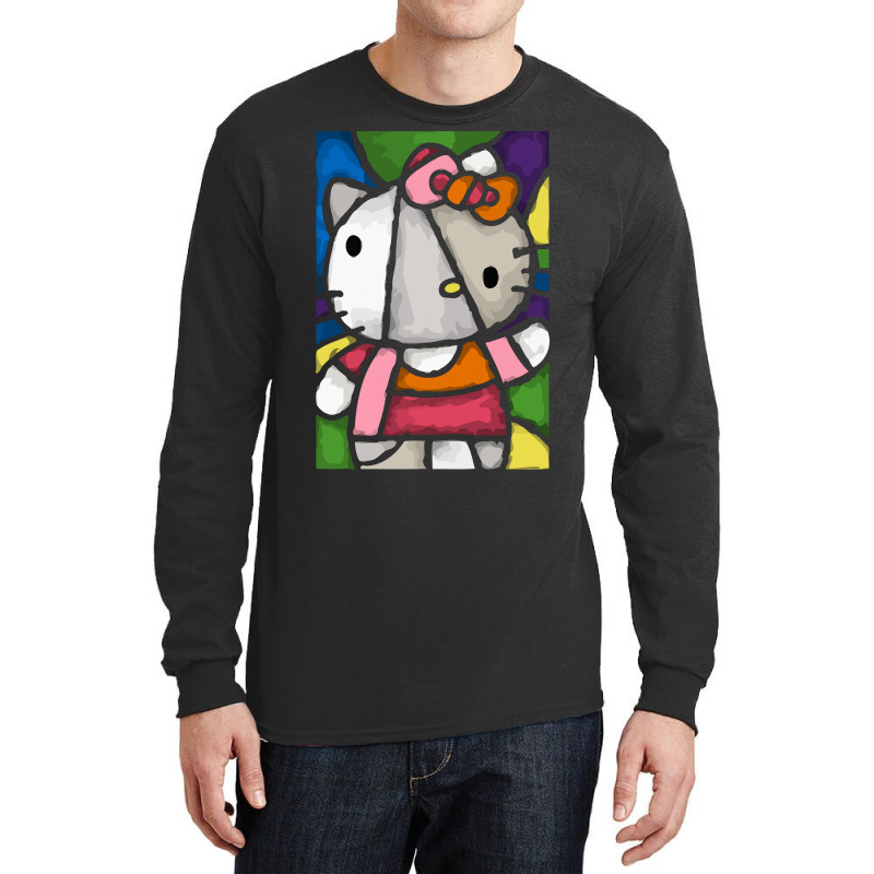 Hello Picasso Kitty Long Sleeve Shirts | Artistshot