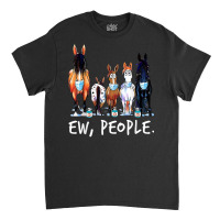 Horse Ew People Horse Wearing A Face Mask Horse Ho Ho Ho T Shirt Classic T-shirt | Artistshot