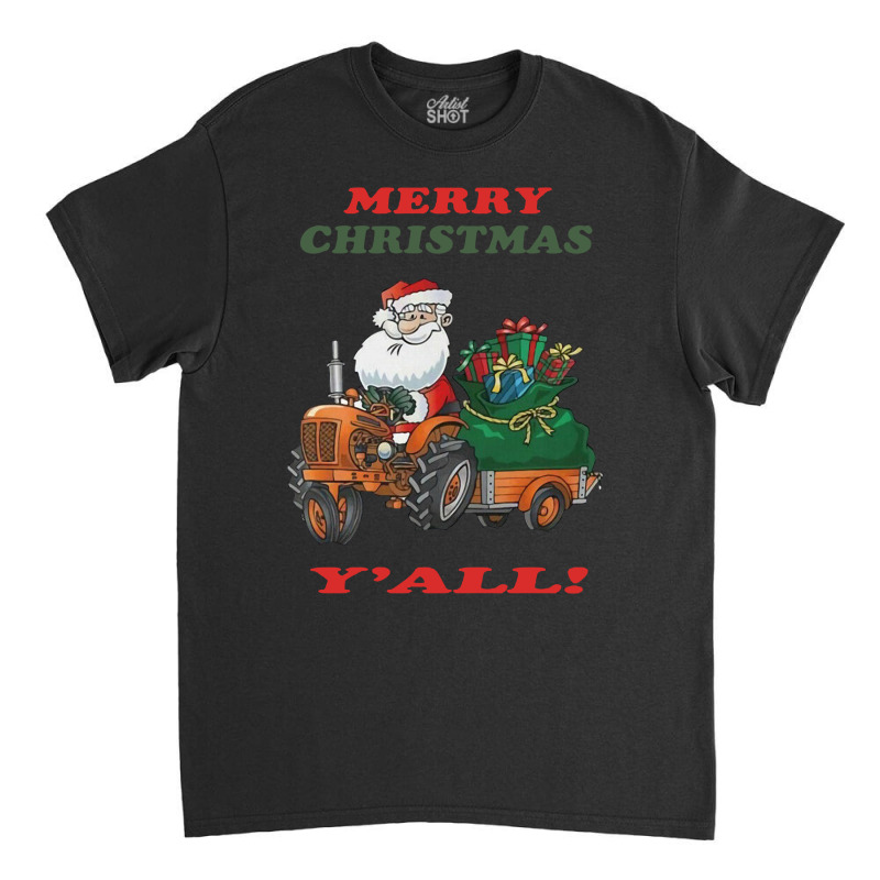 Santa Claus Driving Truck Funny Xmas Classic T-shirt by joymartine060 | Artistshot