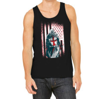 Jesus Crusader Warrior, Vintage American Flag Knight Templar T Shirt Tank Top | Artistshot