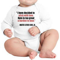 Mlk Quote Martin Luther King Jr Long Sleeve Baby Bodysuit | Artistshot