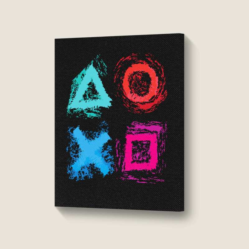 Gamer Gift T  Shirt Gambling Gamer Nerd Gift Game Level Console T  Shi Portrait Canvas Print | Artistshot