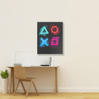 Gamer Gift T  Shirt Gambling Gamer Nerd Gift Game Level Console T  Shi Portrait Canvas Print | Artistshot