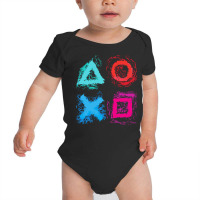 Gamer Gift T  Shirt Gambling Gamer Nerd Gift Game Level Console T  Shi Baby Bodysuit | Artistshot