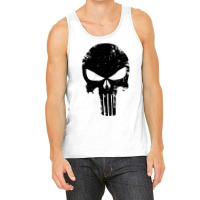 The Punisher Skull Black Tank Top | Artistshot