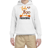 Leopard Faboolous Principal Spooky Principal Halloween Vibes T Shirt Youth Hoodie | Artistshot