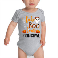 Leopard Faboolous Principal Spooky Principal Halloween Vibes T Shirt Baby Bodysuit | Artistshot