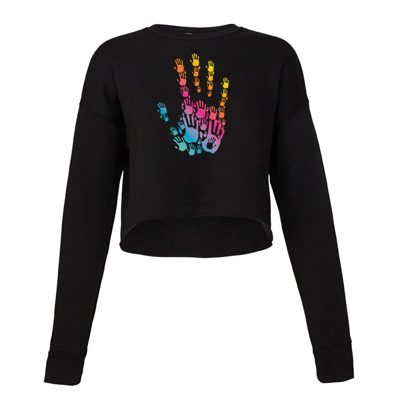 Dont Touch Me Violence Against Women Cropped Sweater by coşkun | Artistshot