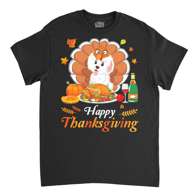 Havanese Dog Thanksgiving Christmas Day T  Shirt Havanese Turkey Costu Classic T-shirt | Artistshot