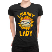 Book Reader Funny Love Sunflower Library Lady Book Lover 195 Reader Bo Ladies Fitted T-shirt | Artistshot