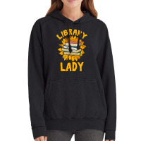 Book Reader Funny Love Sunflower Library Lady Book Lover 195 Reader Bo Vintage Hoodie | Artistshot