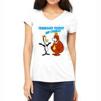 Tennessee Tuxedo And Chumley Women's V-neck T-shirt | Artistshot