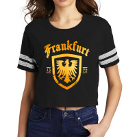 Frankfurt City In Germany Scorecard Crop Tee | Artistshot