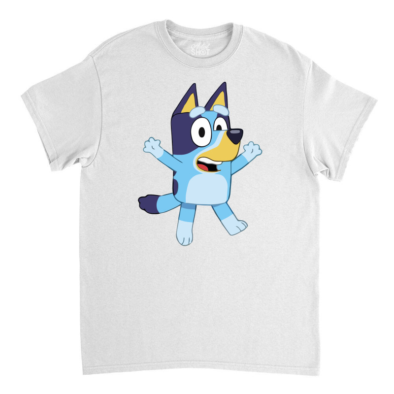 Custom Bluey Classic T-shirt By Cm-arts - Artistshot