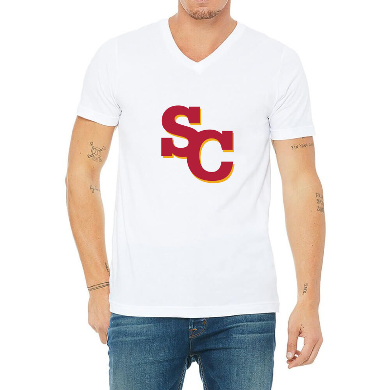 Simpson College V-Neck Tee by Awikas | Artistshot