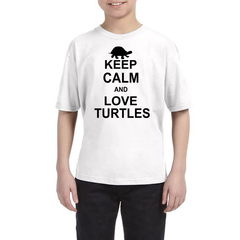 Keep Calm And Love Turtles Youth Tee | Artistshot