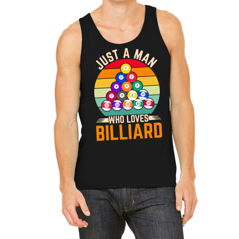 Billiard T  Shirt Man Snooker Player Hobby Pool Billiard T  Shirt Tank Top | Artistshot