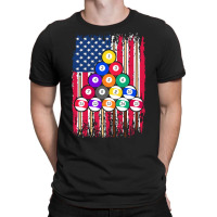 Billiard T  Shirt U S Flag Snooker Player American Pool Billiard T  Sh T-shirt | Artistshot