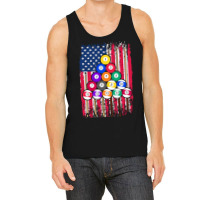 Billiard T  Shirt U S Flag Snooker Player American Pool Billiard T  Sh Tank Top | Artistshot