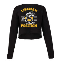 Football Lineman Funny Quotes 401 Football Cropped Sweater | Artistshot