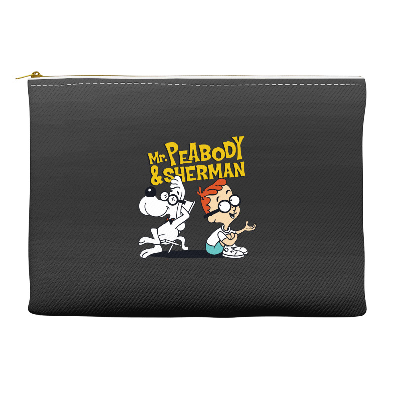 Funny Talking Mr Peabody And Sherman Accessory Pouches | Artistshot